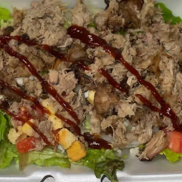Pulled Pork Salad.