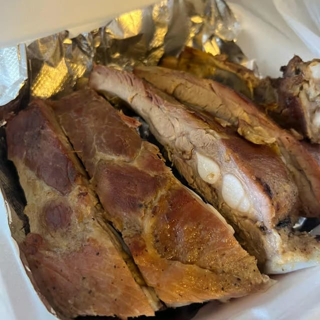 Half Spare Ribs Dinner.