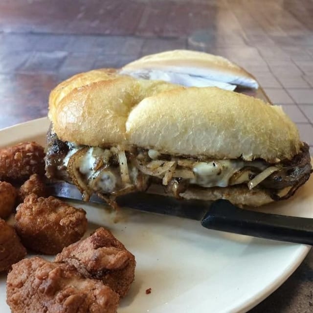 Ribeye Steak Sandwich.