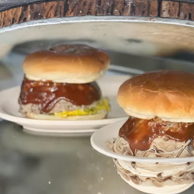 BBQ Pork Sandwich.