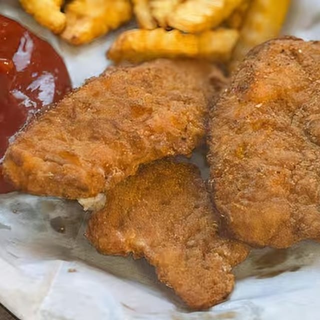 Fried Chicken Tenders Dinner.